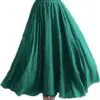 Womens 100% Linen Maxi Skirts - Image 2