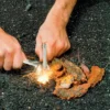 Magnesium Fire Starter Campfire Lighter Emergency Survival - Image 2